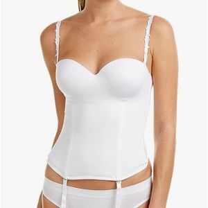 Le Mystere Women's Bridal Seduction Bustier #2355 Size 38B Brand New With Tags